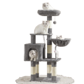Cozy Cat Tree for Small Cats with Plush Hammock