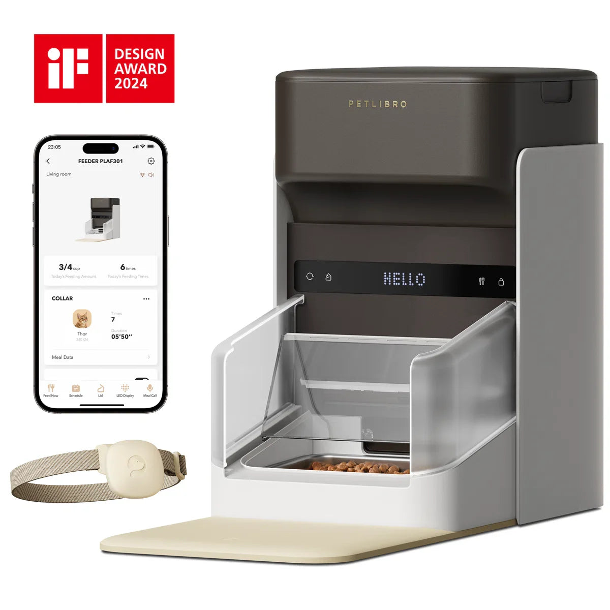 RFID Automatic Smart Feeder for Pets – App-Controlled Individual Feeding